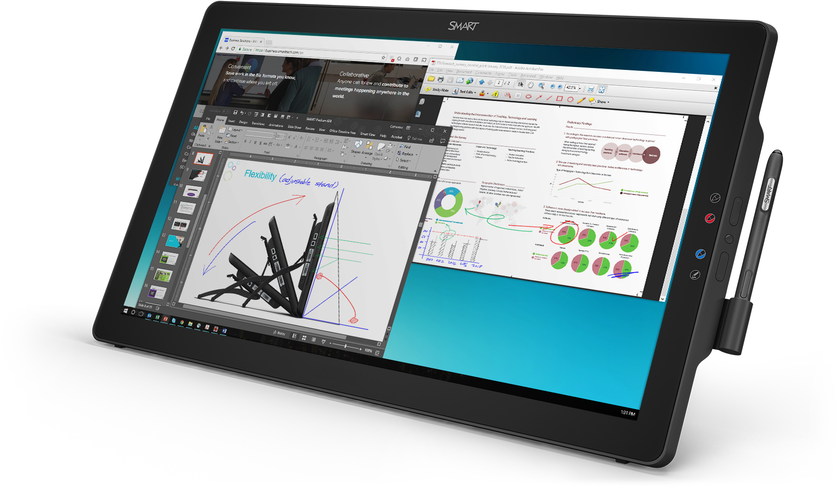 Smart Podium Interactive Pen Display Sp624p With Smart - Smart Podium 624 (1920x1080), Png Download