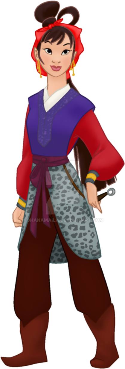 Disney's Mulan In Other Mulan 1964 By Ohanamaila - Mulan (580x1377), Png Download