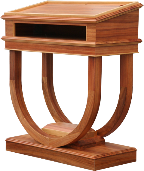 School Master's Podium - End Table (493x600), Png Download