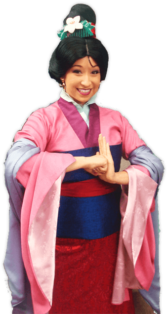 Mulan Princess Party - Kimono (727x643), Png Download