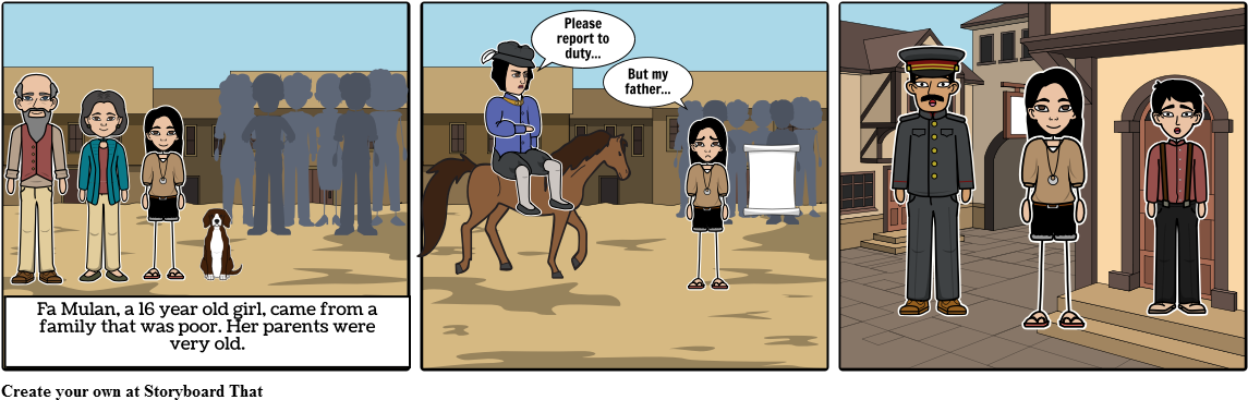 Mulan - Cartoon (1164x385), Png Download