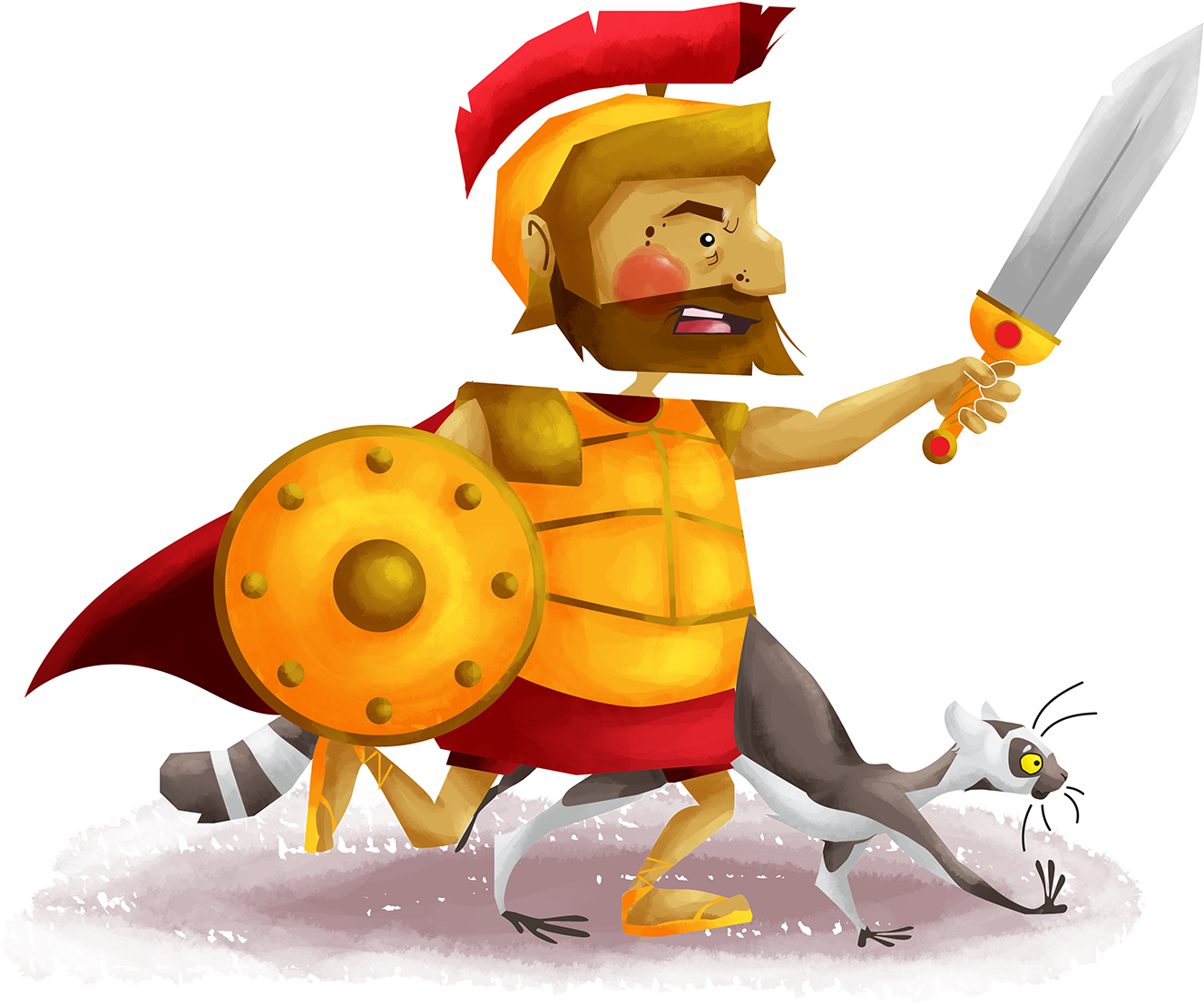 Thank You - Cartoon (1400x1400), Png Download