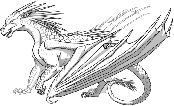 Png Free Download Icewings Wings Of Fire - Wings Of Fire Icewing (600x367), Png Download