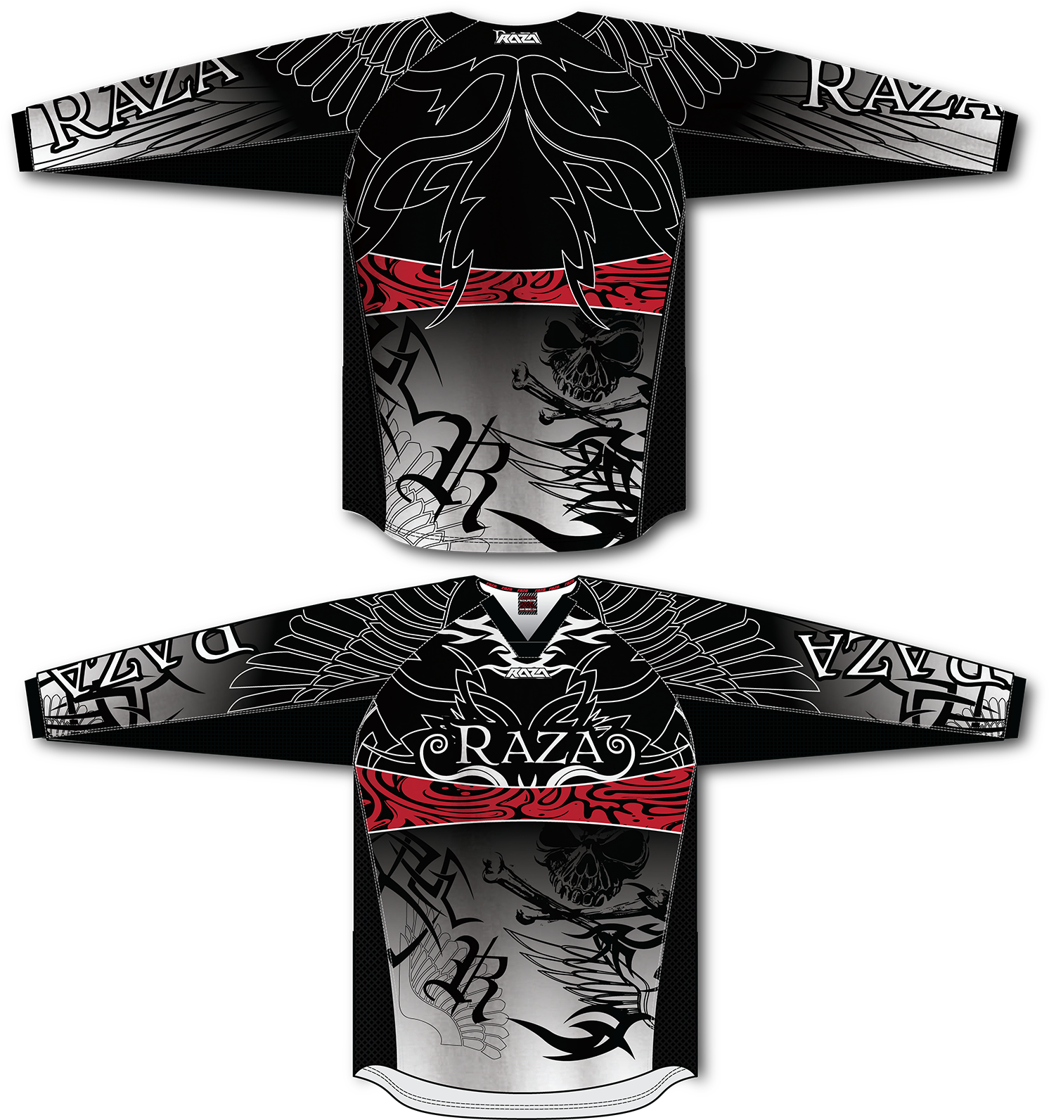 Tribal Wings Tm2 Jersey - Active Shirt (1500x1615), Png Download