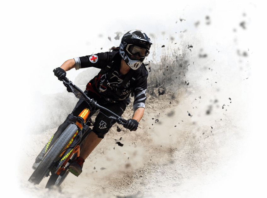 Downhill Mountain Biking - Christchurch (848x630), Png Download