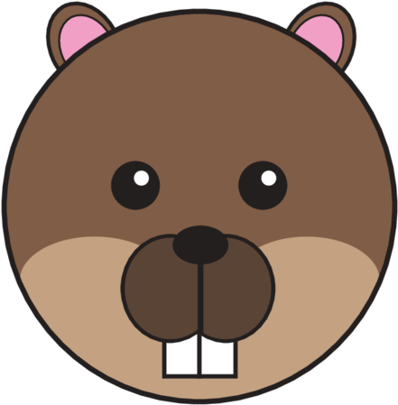 Animaru Groundhog - Cartoon (800x800), Png Download