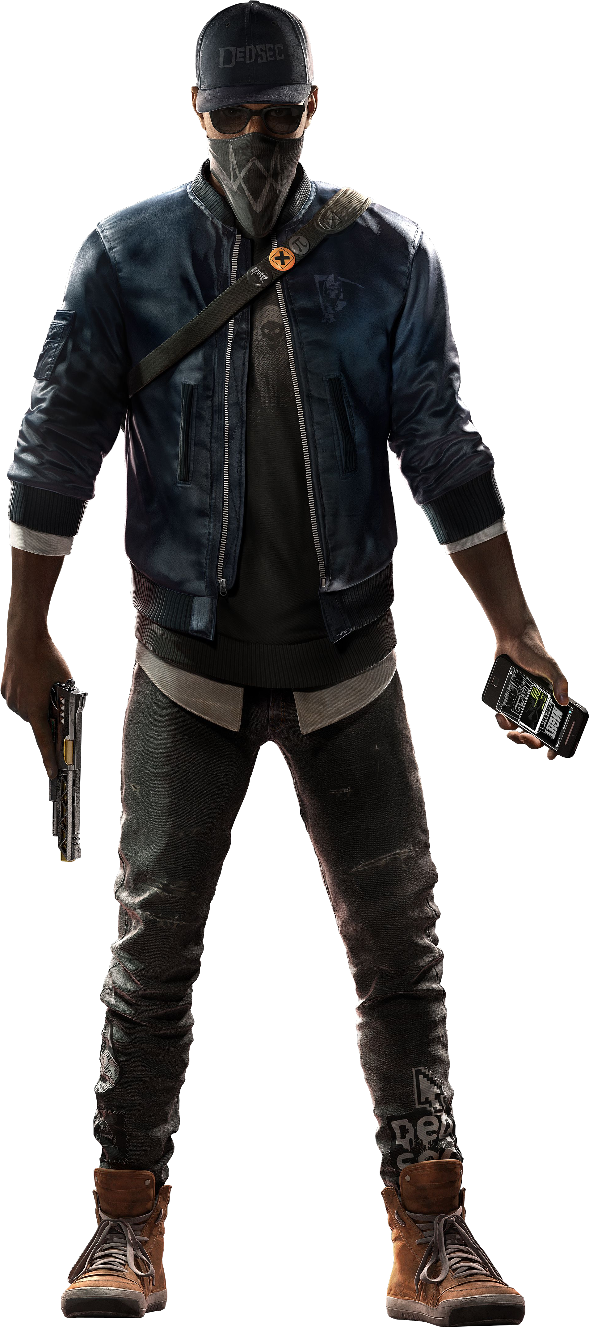 Marcus Holloway - Marcus Watch Dogs 2 (2637x4638), Png Download