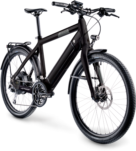 St1elitee-bike - Stromer St1 Platinum Sport (586x502), Png Download