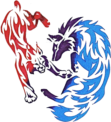 Meu Mundo De Am Simple Tribal Heart With Wings - Tatuagens Coloridas Em Png (400x431), Png Download