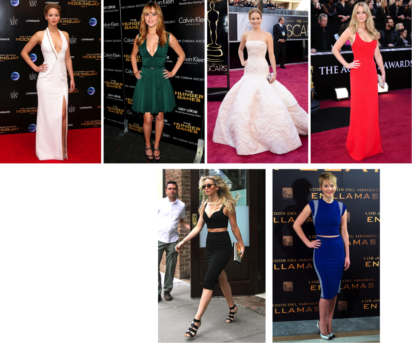 Jennifer Lawrence - Jennifer Lawrence Oscars 2011 (1418x1180), Png Download