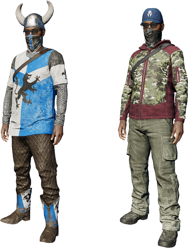New Ubisoft Club Rewards Two New Outfits Will Be Available - Watch Dogs 2 All Ubisoft Rewards (946x855), Png Download