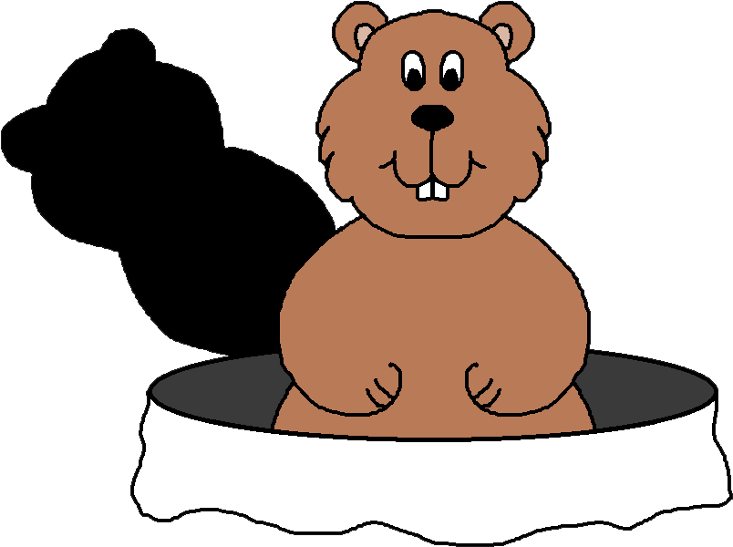 Download Graphics By Ruth Groundhog'day Clip Art Transparent