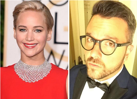 La Actriz Jennifer Lawrence Y El Periodista Juan Pablo - Juan Pablo Fernandez Entertainment Television (790x444), Png Download