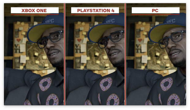 Watch Dogs 2 Comparação Gráfica - Watch Dogs 2 Ps4 Vs Xbox One Vs Pc (620x360), Png Download
