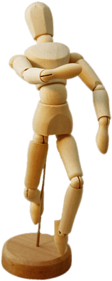 Objects - Wooden Art Mannequin Poses (600x600), Png Download
