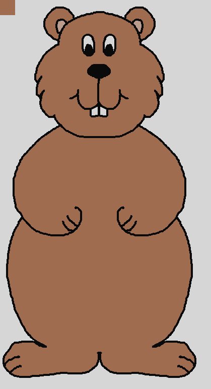 Groundhog 20clipart Groundhog Clipart - Groundhog Clipart (419x772), Png Download