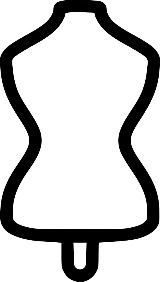 Dress Form Tailoring Dummy Mannequin Comments (556x980), Png Download