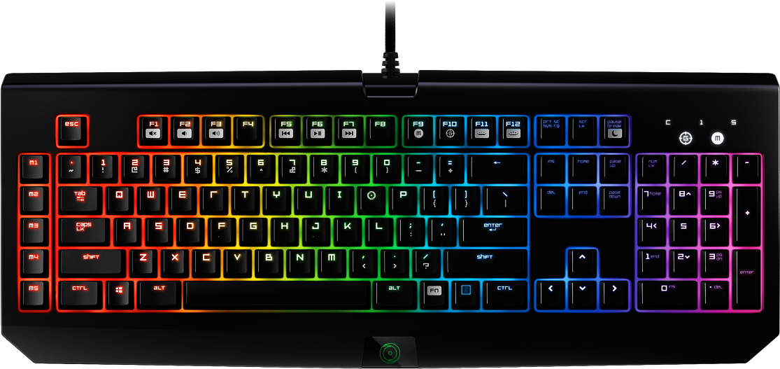 Origin Pc - Gaming Keyboard Razer Blackwidow Tournament Chroma, (1140x575), Png Download