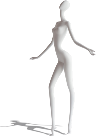 Ca-68 Mannequin Description Here - Standing (400x600), Png Download