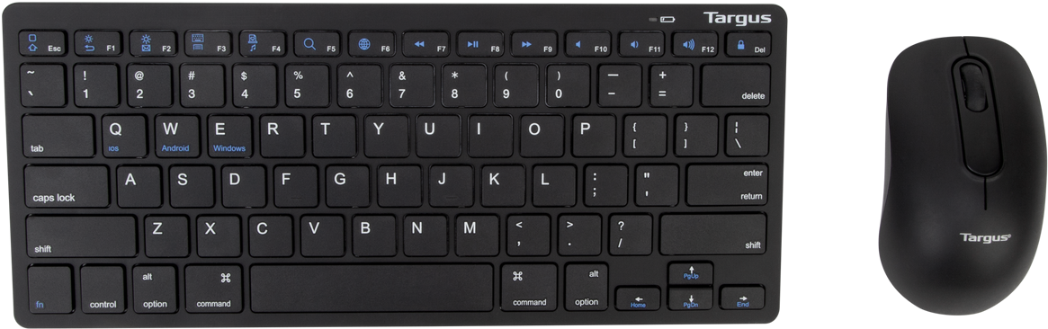 Bluetooth® Mouse And Keyboard Combo - Targus Bluetooth Keyboard Mouse Bndle (1200x1200), Png Download
