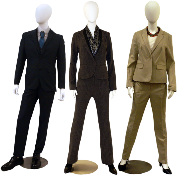 Beware Of Fit Issues - Mannequins In Semi Formal (731x667), Png Download