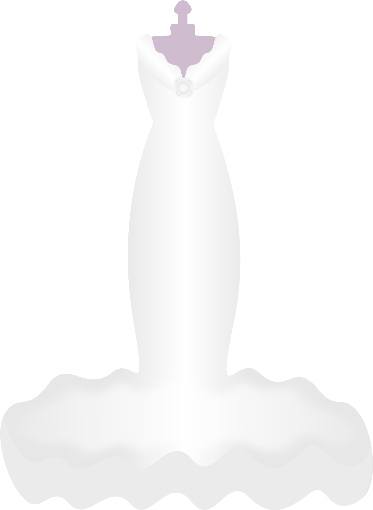 Wedding Dress Clipart Dress Mannequin - Wedding Dress Clipart Transparent (1697x2400), Png Download