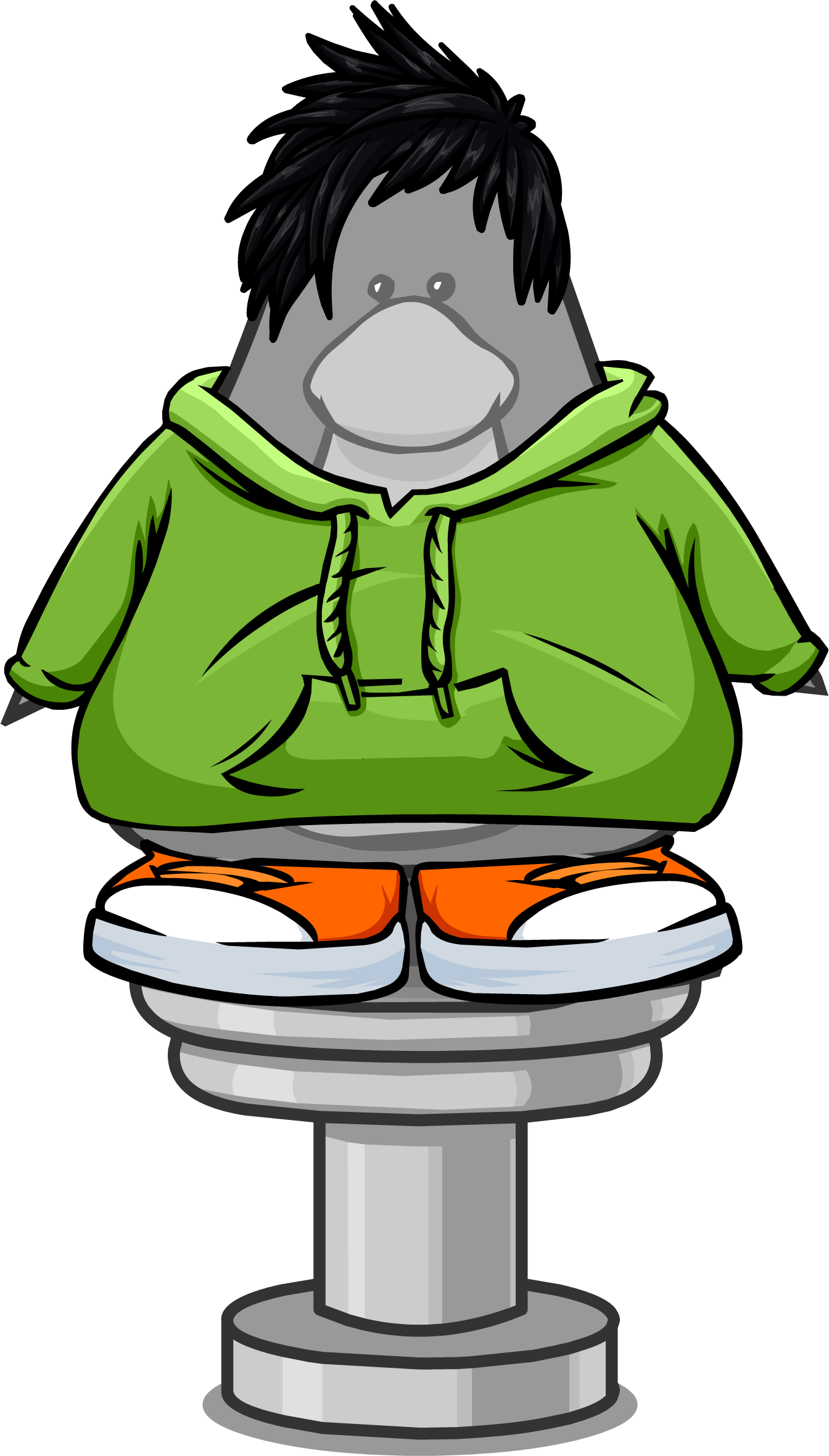 Penguin Mannequin Sprite 003 - Club Penguin (1344x2361), Png Download
