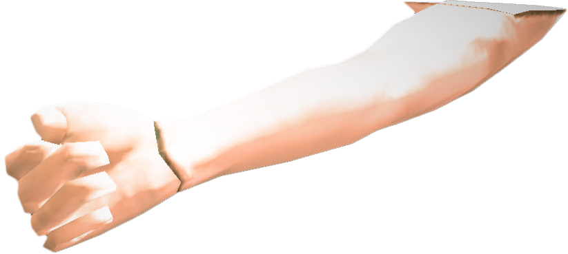 Dead Rising Mannequin Male Right Arm - Holding Hands (823x369), Png Download