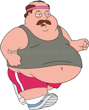 Download Transparent Person Obese - Fat Person Cartoon Transparent PNG  Image with No Background 
