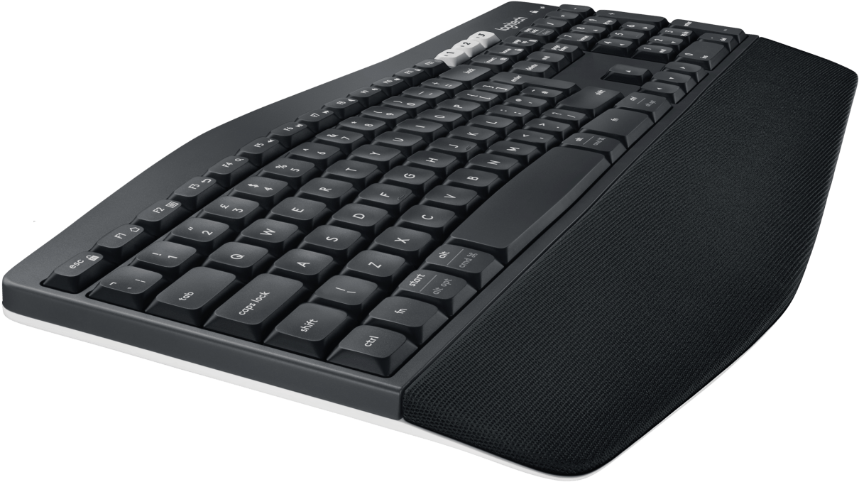 Logitech Mk850 Performance Review Keyboard - Logitech Mk850 Performance Wireless (1493x894), Png Download