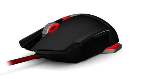Das Keyboard M50 Pro Gaming Mouse - Das Keyboard Das Division Zero M50 Gaming Mouse *ex (499x280), Png Download