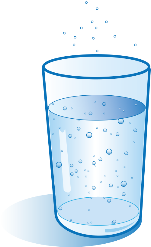 Cartoon Glass Of Water Png - Soda Water Cartoon (500x816), Png Download