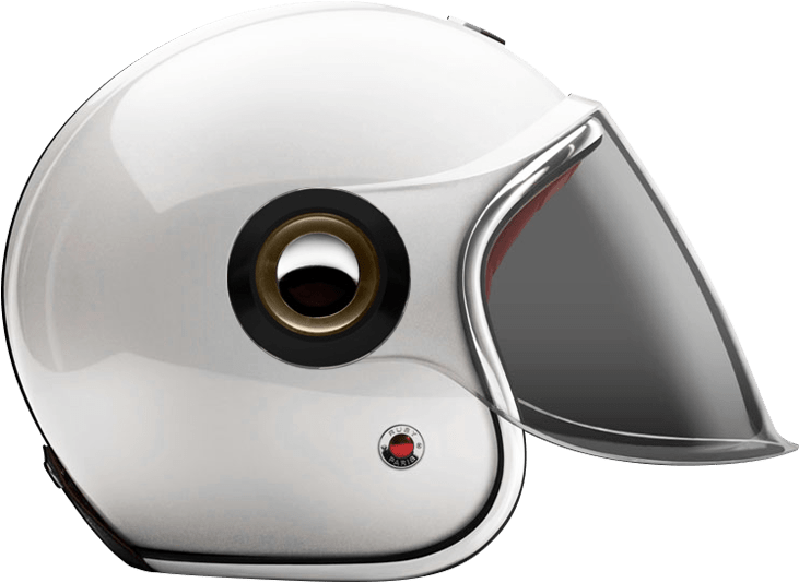 Jet Pivots Black Cup Golden Ring Chrome Eye - Silver (740x740), Png Download