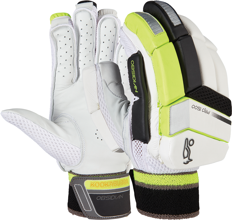 Kookaburra Obsidian Pro 1500 Batting Gloves - Kookaburra Obsidian Pro 1000 Gloves (957x902), Png Download