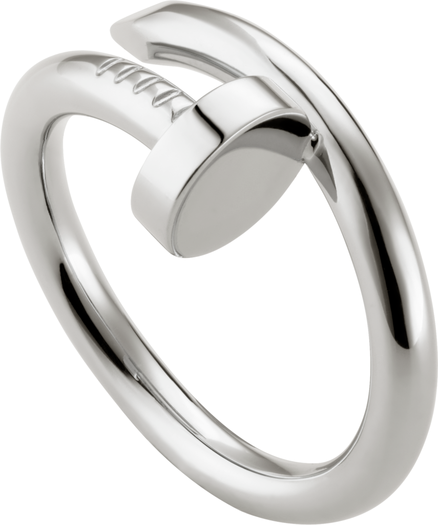 Juste Un Clou Ringwhite Gold - Juste Un Clou White Gold Ring (855x1024), Png Download
