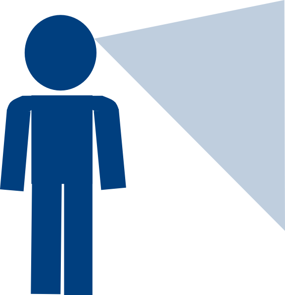 Man Looking Clipart (576x597), Png Download