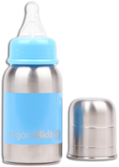 More Views - Baby Milk Bottle Steel (650x650), Png Download