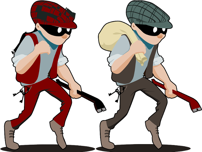 Partners In Crime Cartoon (750x500), Png Download