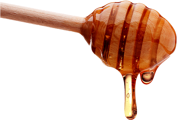 Honey Spoon Png - Honey Drizzle Transparent (675x527), Png Download