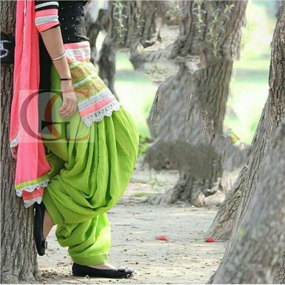 Cotton Silk Patiala Suit (1000x1250), Png Download