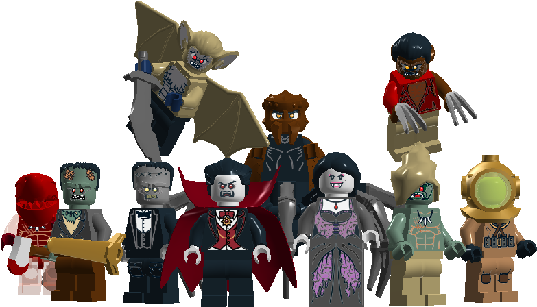 The Monster Team - Cartoon (815x460), Png Download