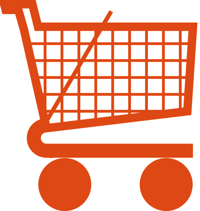 Shopping Cart Buy Free Vector Graphic On - Cart Png (683x720), Png Download