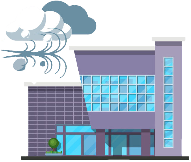 Commercial Roof Repair - Architecture (692x692), Png Download