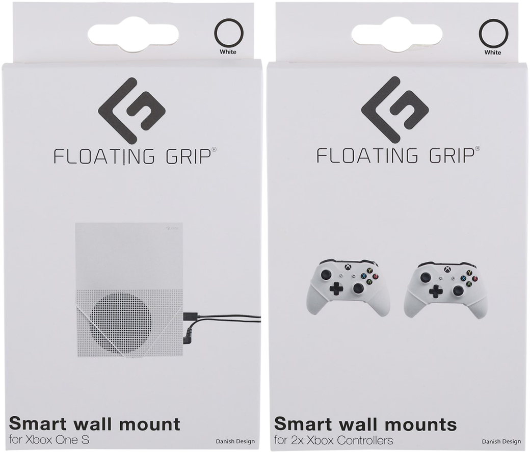 Buy Xbox One S- And Controler Wall Mounts By Floating - Väggfäste Playstation 4 Slim (1080x1080), Png Download