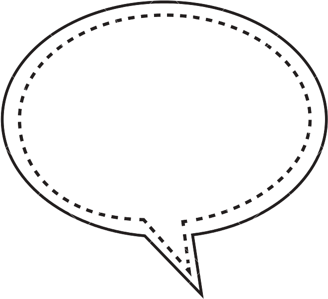 Speech Bubble Outline - Fine Dining Waters (800x800), Png Download