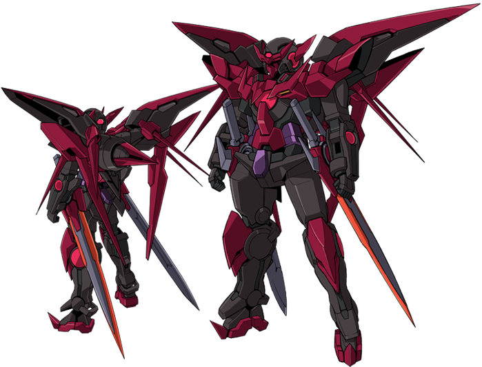 A Dark Matter Booster, A Huge Backpack Unit That Was - 黑暗 物質 型 能 天使 鋼 彈 (719x577), Png Download