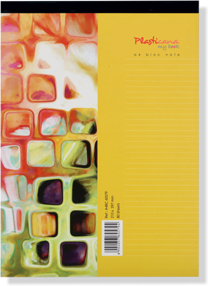 A4 Bloc Notes - Tile Art (600x600), Png Download