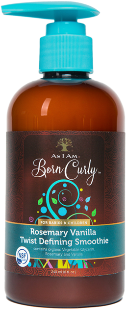 Rosemary Vanilla Twist Defining Smoothie - Am Born Curly Avocado Shea Cowash (760x760), Png Download