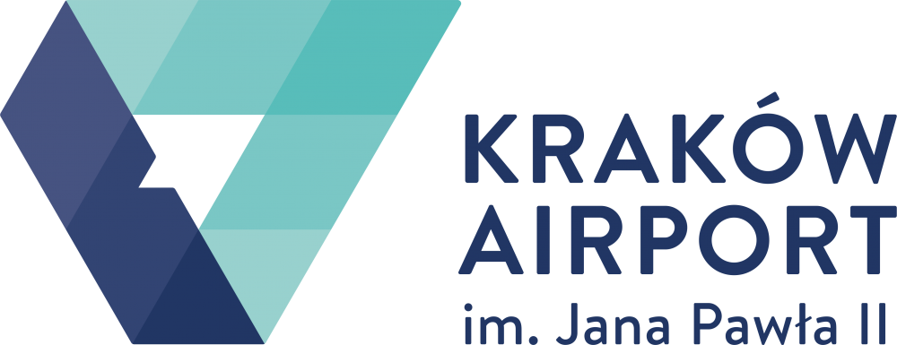 Logo Krakow Airport Kolor - Krakow Airport Logo (1000x385), Png Download