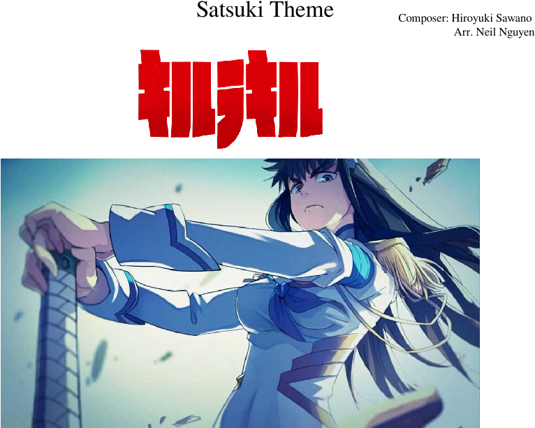 To Print Parts, Please Upgrade To A Pro Account First - Satsuki Kiryuin (850x1100), Png Download